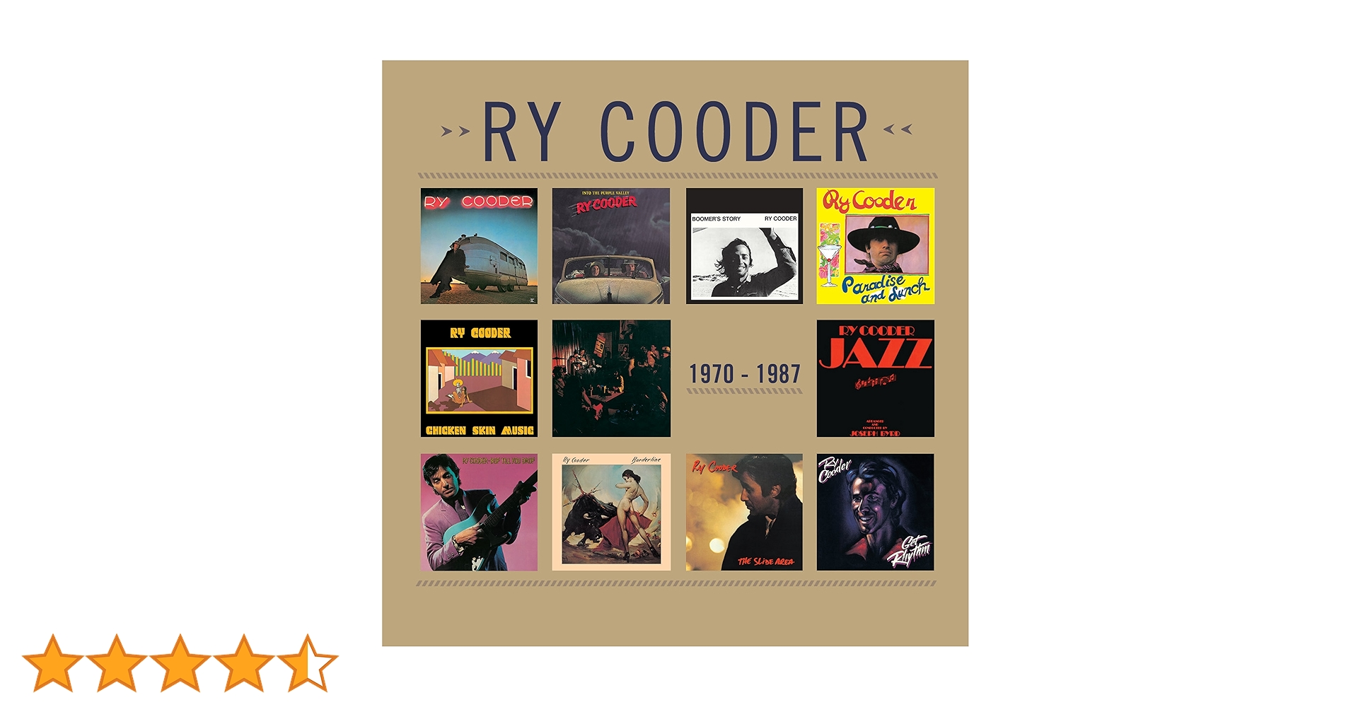 RY COODER ライクーダー CD albumアルバム 9枚セット Amazon.co.jp: 1970-1987: ミュージック